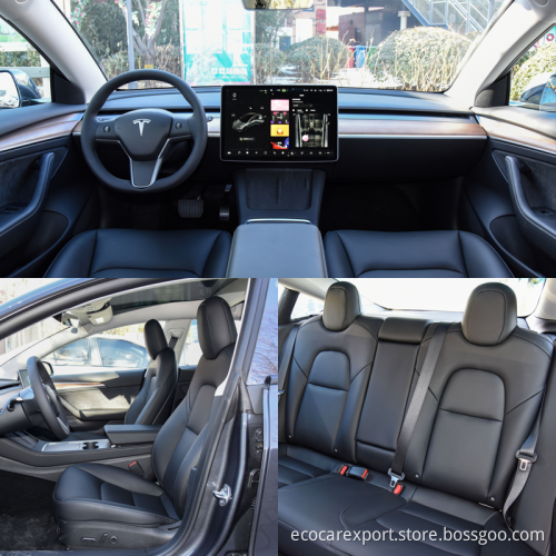 Nuovi veicoli energetici Tesla Modello 3 Automotive Pure Electric 556 km gamma Nuova auto da berlina a 4 porte a 4 porte Auto elettrica a buon mercato
